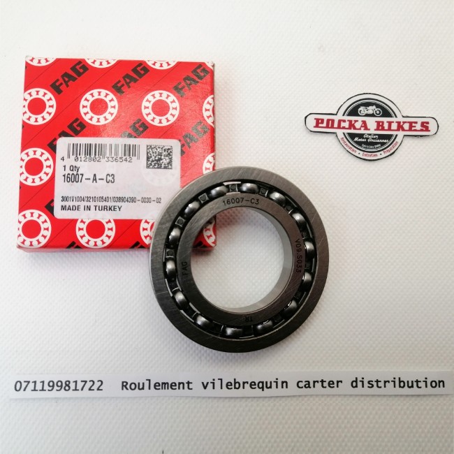 Roulement vilebrequin carter distribution BMW /5/6/7